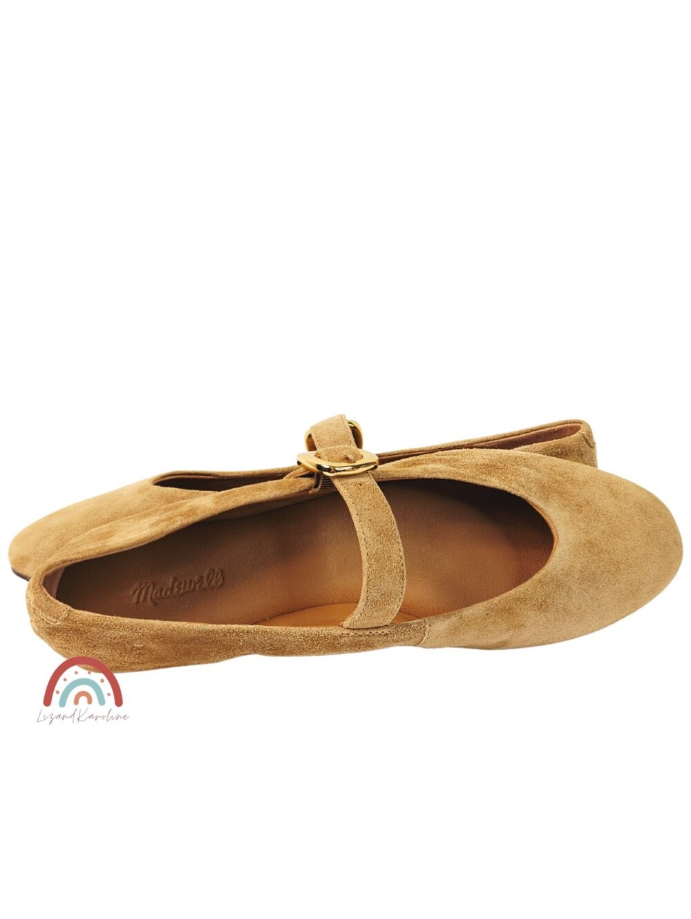 New! Madewell The Remy Mary Jane in Suede Dried Acorn 10 - Picture 8 of 12